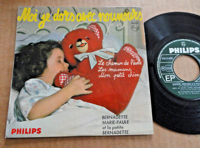 45T DE BERNADETTE MARIE PAULE & LA PETITE BERNADETTE ''ICH SCHLAFE MIT TEDDY''
