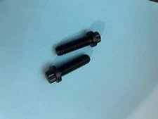 HARLEY DAVIDSON BLACK 12pt CALIPER MOUNTING BOLTS FOR BREMBO FRONT BRAKES