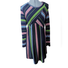Egs California striped colorful dress