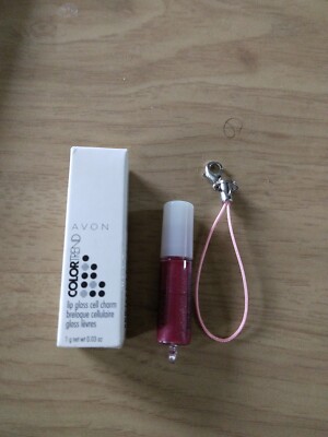 Avon Color Trend Lip Gloss 1 ''Ruby'' & 1 '' Cell Charm Mini NOS