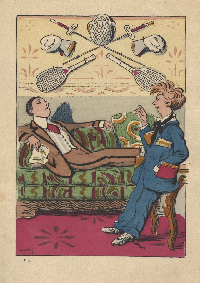 JEAN-QUI-LIT et SNOBINET Texte et Dessins de Lucien MÉTIVET Éd. Laurens 1920-30 - Photo 2/4