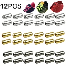 12Pcs Buckle Lock Shoe Laces Elastic Lazy Shoelaces Ties Shoelace Screw Locks