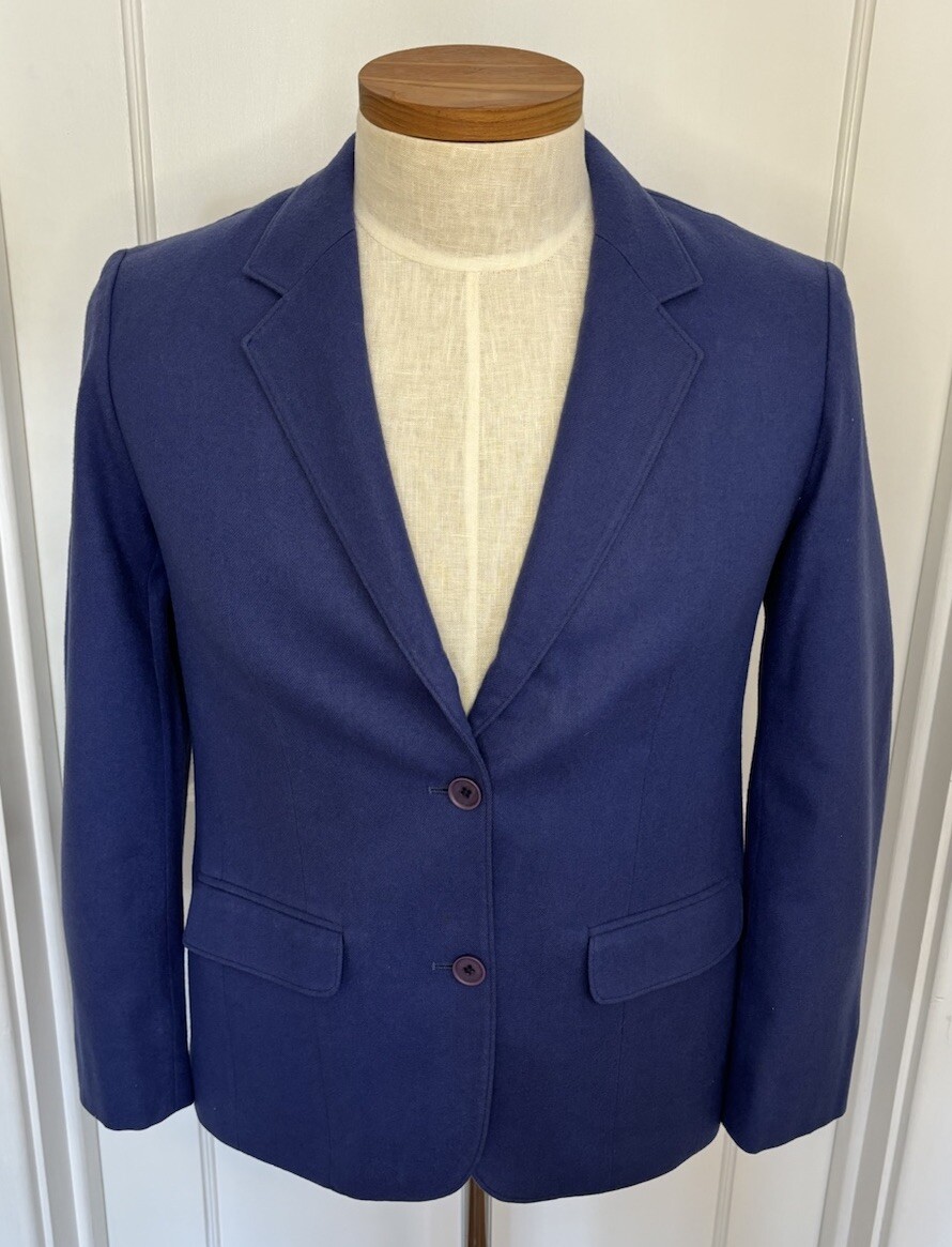 Vintage Pendleton Lilac Periwinkle Solid Jacket P… - image 2