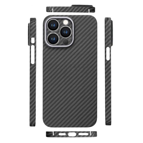 Genuine Carbon Fiber Case For iPhone 14 Pro Max 14 Plus Metal Lens Camera Cover - Picture 25 of 103