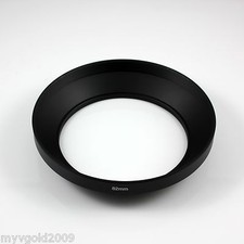 For Wide-angle Lenses 82 mm Aluminium Metal Lens Hood Shade Screw In