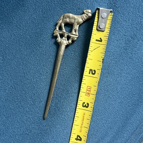 Set of 9 Figural Brass Cocktail Picks RARE! - Picture 4 of 4