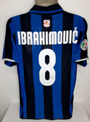 NIKE INTER MILAN 2008 HOME CENTENARY IBRAHIMOVIC S ORIGINAL JERSEY