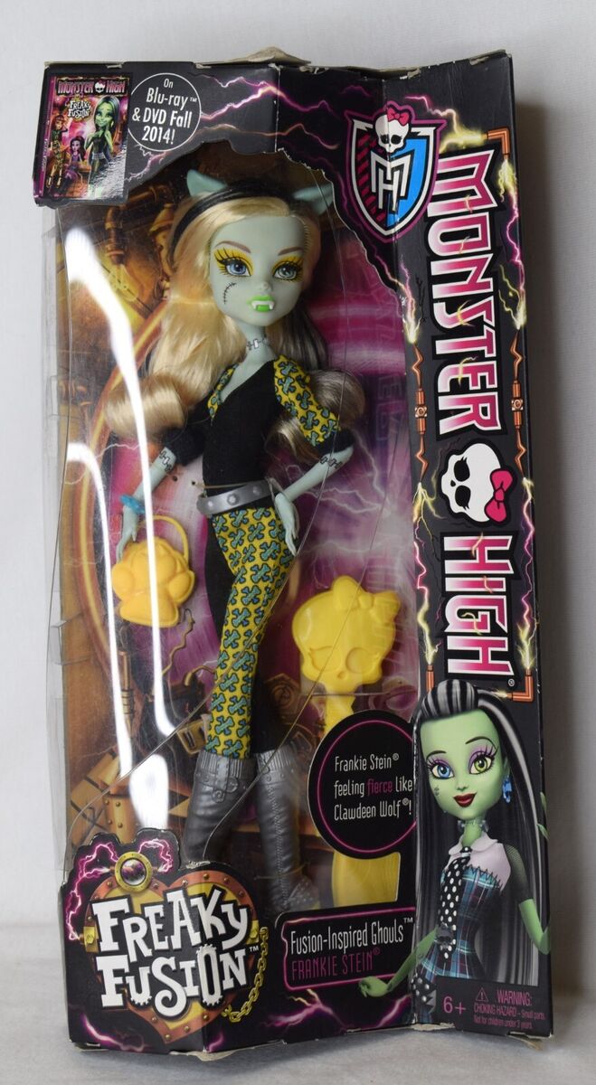 Boneca Monster High Freaky Fusion Frankie Stein Mattel com o