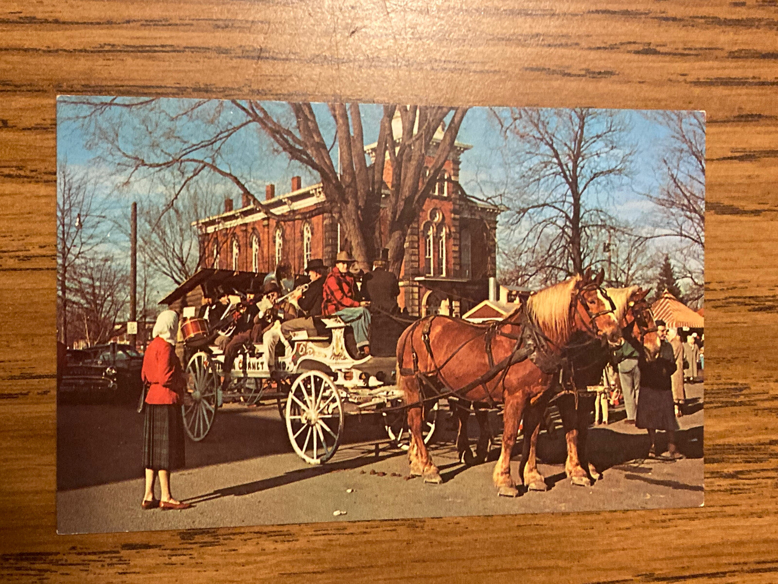 Postcard Chardon Ohio OH Geauga County Maple Syrup Festival Frank Muth