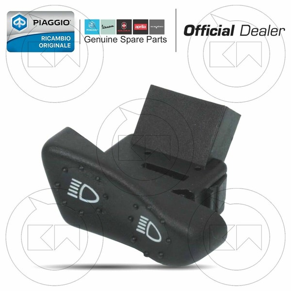 SchaltfläChe Schalter Beleuchtung Originale Piaggio Vespa GTS ABS 250 2005-2012-image