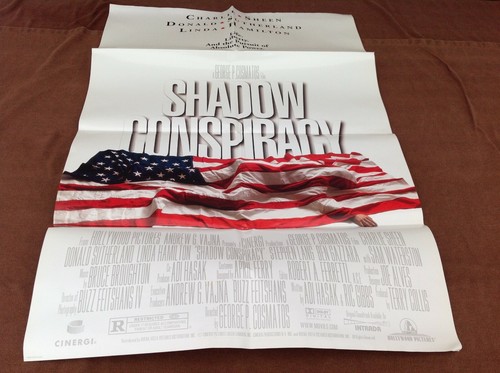 1997 Shadow Conspiracy Original Movie House Full Sheet Poster