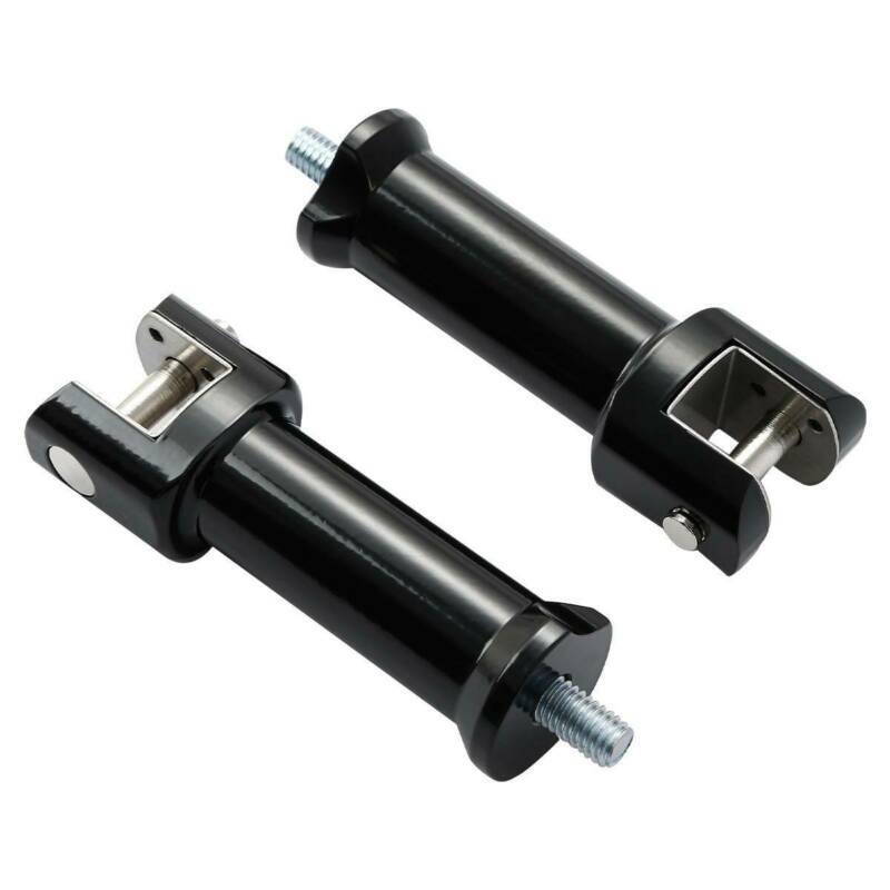 Black Rear Passenger Foot Pegs Fit For Harley Softail Street Black Rear Passenger Foot Pegs Fit For Harley Softail Street