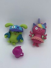 2018 Hasbro Lot Of 2 Ugly Dolls Fancy Fairy Moxy  Dude OX With Accessories 2  