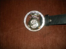 NEW FASHION SILVER BUCKLE WITH A MONEY BAG AND CLEAR STONE ONLY BUCKLE