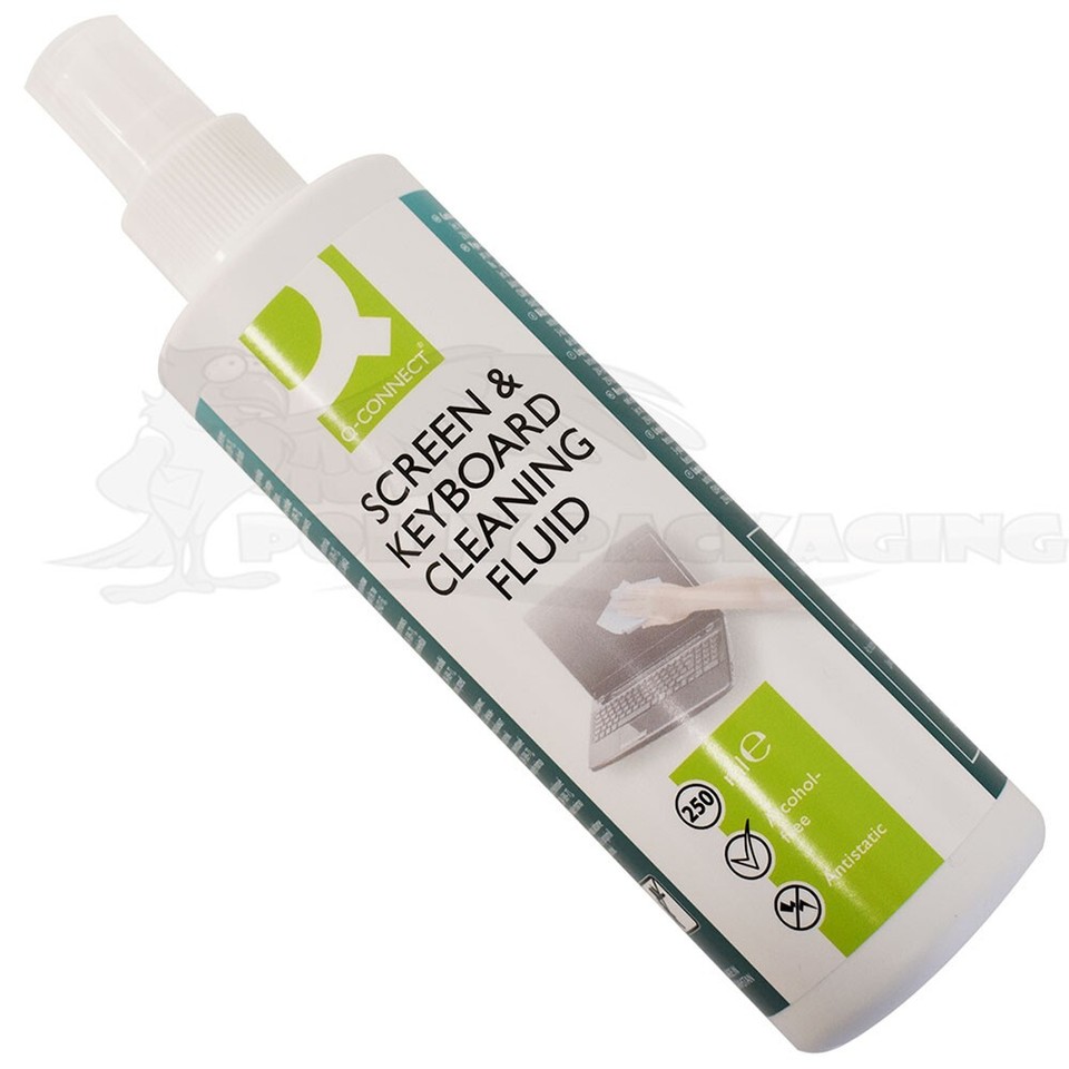 2 x LAPTOP/COMPUTER/MOBILE SCREEN CLEANER 250ml Anti Static Spray/Pump ...