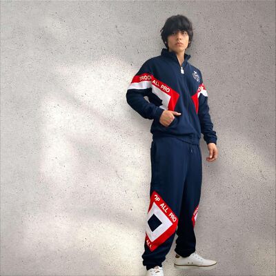 Men’s Troop Navy Red White Tracksuit NWT