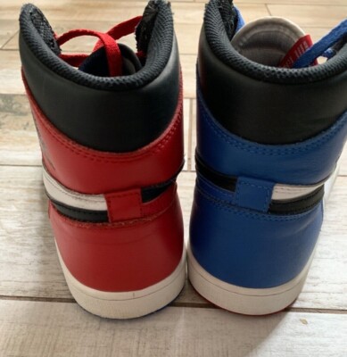 air jordan 1 red white blue black