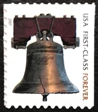2007 Scott #4125 - Forever - LIBERTY BELL - Booklet Single Stamp - Mint NH