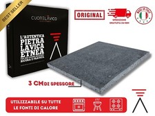 PIASTRA REFRATTARIA IN PIETRA LAVICA PER FORNO E BARBECUE PER CARNE - NO OLLARE