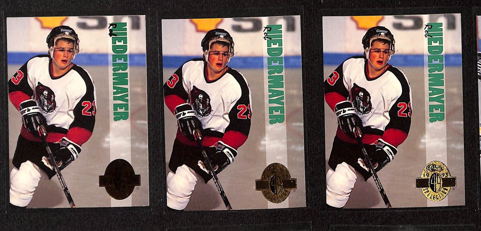 1993 Classic Four Sport #189 Rob Niedermayer 3ct Hockey Card Lot 1201D