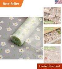 Customizable Non-Slip Shelf Liner for Kitchen Cabinets - Easy Install 360 Inch