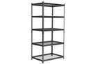 Rhino Racking Wire Shelving Unit, Black, 1000kg Load Weight, 183x90x60cm
