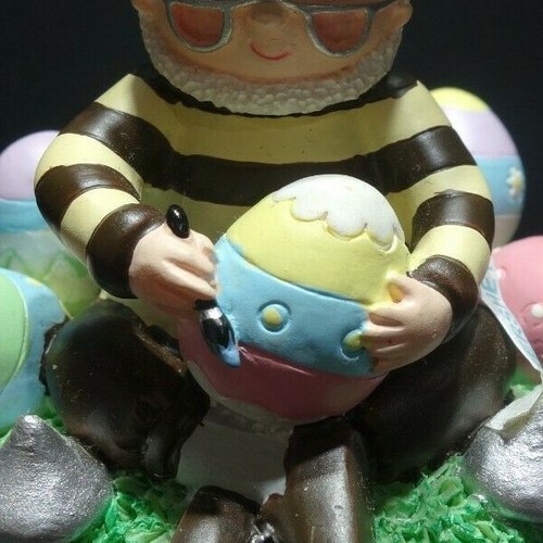Figurina da collezione Kurt Adler Mr. Hershey Elf Easter Trinket Box Hershey's - Foto 8 di 11