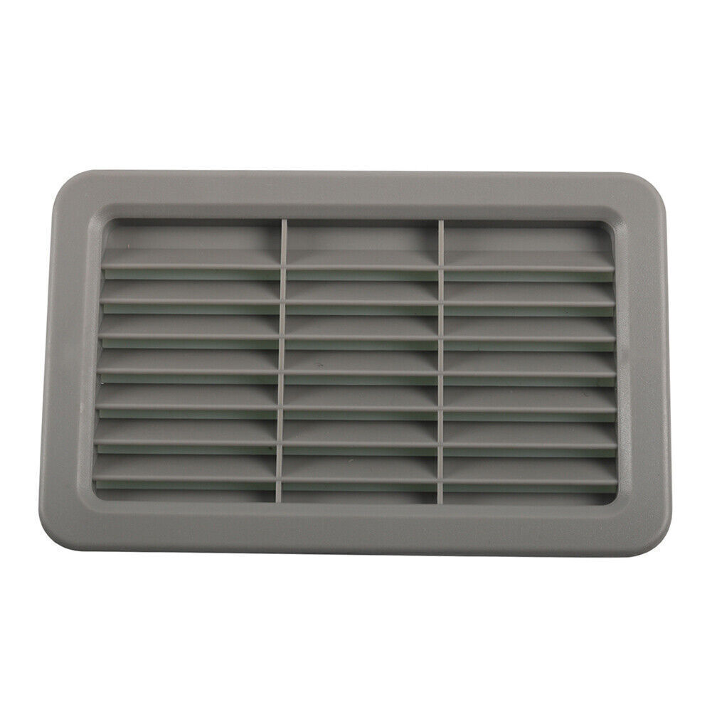 Gray Louvered Air Outlet Grill Cover Ventilation Grille Trim Bezel For