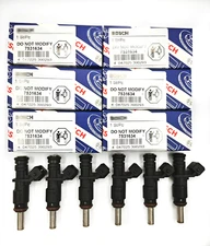 6PCS BOSCH Fuel Injectors Genuine 7531634 For BMW 3.0L X3 X5 Z4 328i 328xi 528i