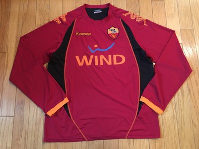Vintage Kappa As Roma Jersey Wind Maglia Soccer Men Size Xxl 2xl Ebay
