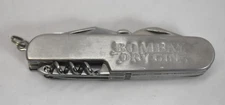 Bombay Dry Gin Logo Stainless Steel Multi Tool Pocket Knife with Case