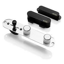 EMG T-System Solderless Tele Style Guitar Pickup Set System, Black