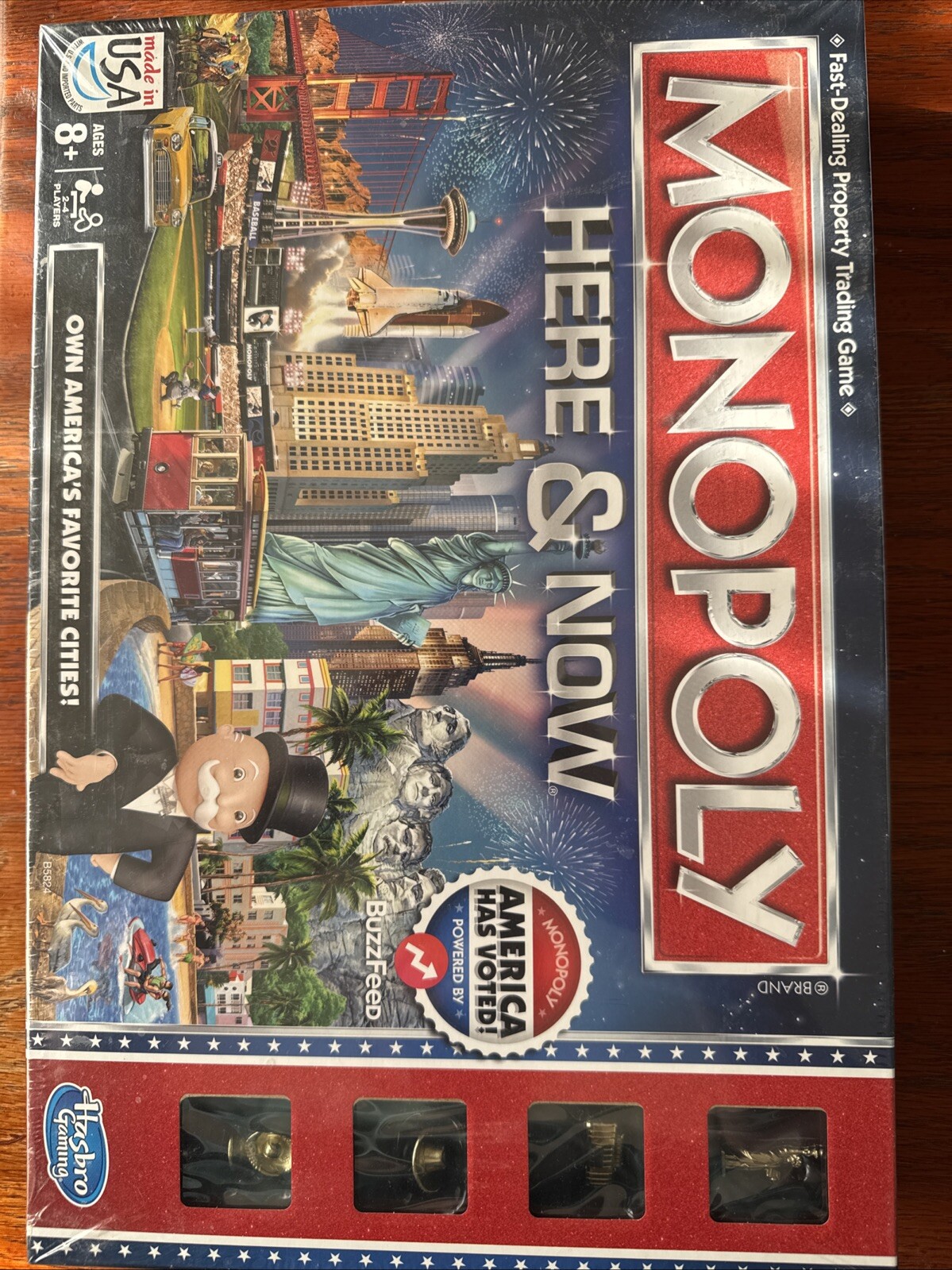 Monopoly Here & Now - US Edition - Board Game - Brand New / Factory Sealed. G10