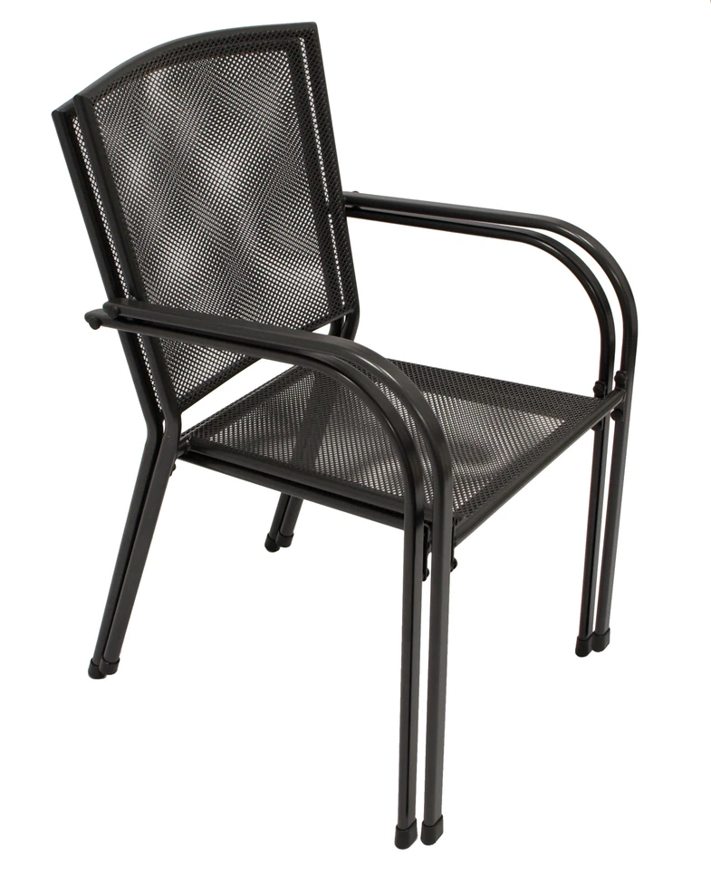 Sitzgruppe Gartenset Garnitur CLASSIC, 6x Sessel + Tisch 90x150cm, Streckmetall - Bild 4 von 4