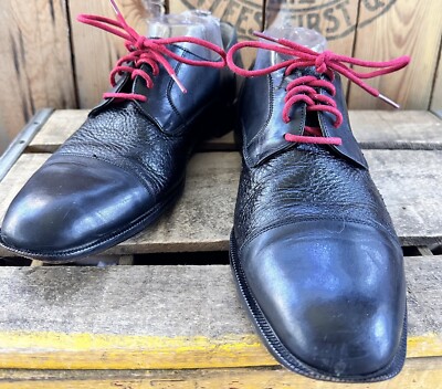 Men’s Brass Boot Black Leather Lace Up Dress Shoes Made in Italy Size 11.5 The Brass Boot: Chromexcel Black Moc Toe Boots | Grant Stone main image 4