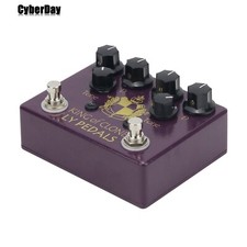 Pedale chitarra overdrive fatto a mano alto guadagno per clone KING Of TONE V4