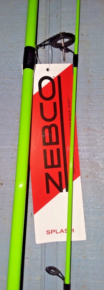Zebco Splash GREEN Spinning ROD & REEL Combo 2 Bearings Metal Gears 20.00 ! - Image 4 of 4