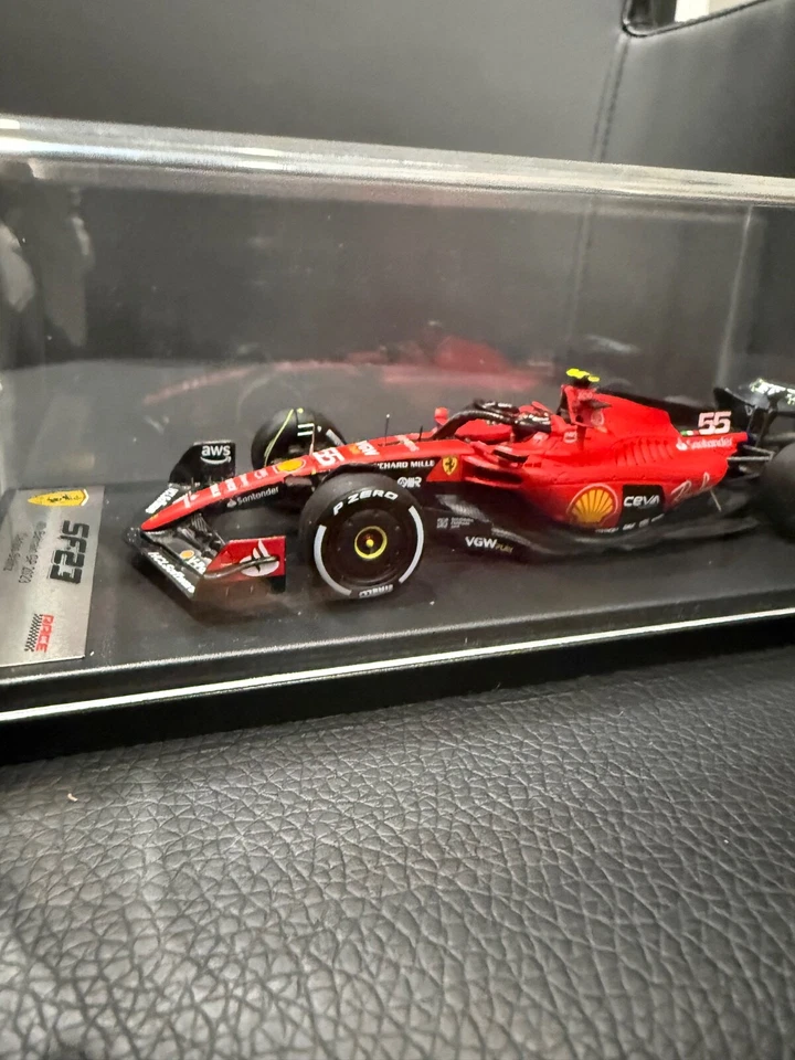 1:43 LOOKSMART Ferrari F1 Sf-23 #55 4th Bahrain Gp 2023 Carlos Sainz LSF1052 new - Image 4 of 4