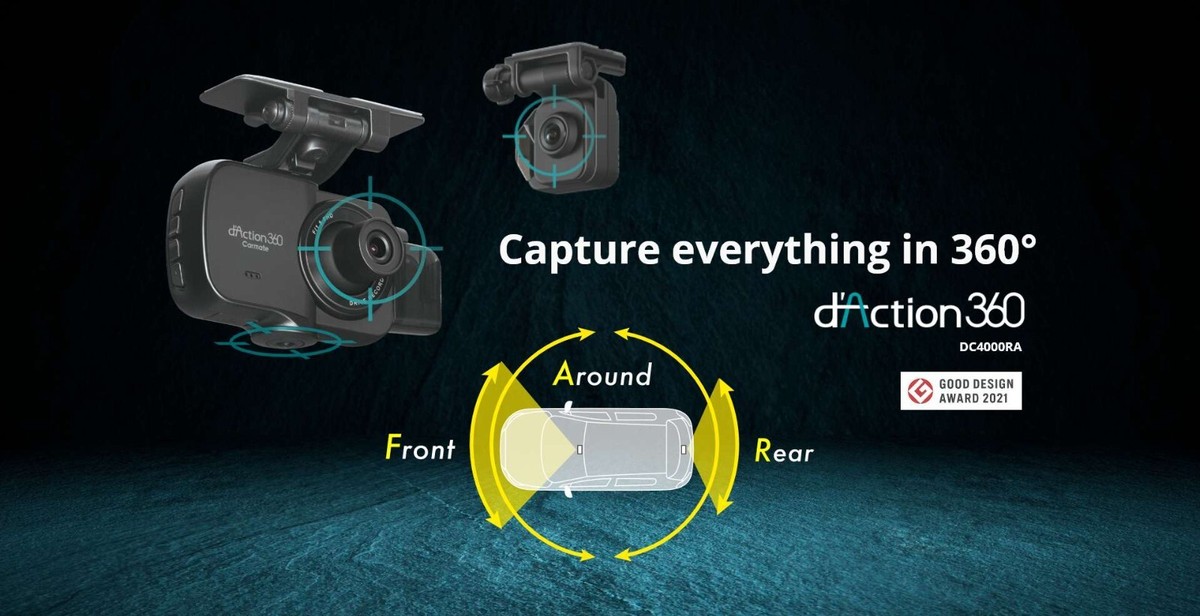 CARMATE DC4000RA DASHCAM D'ACTION 360 | eBay