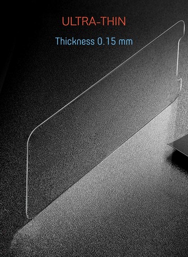 2-Pack iPhone 12 Pro Screen Protector HD Clear Tempered Glass Ultra-Thin 0.15 mm - Photo 6 sur 12