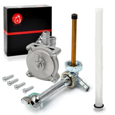 Fuel Gas Auto Petcock Valve & Fuel On Off Reserve Petcock &Knob For HONDA VLX600