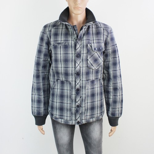 Fleece Blue Check Jacket | eBay