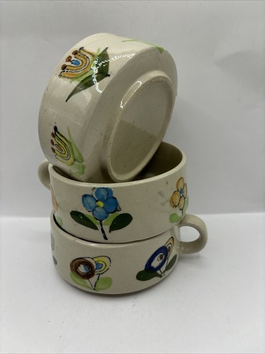 MCM Mod Suppe | Eintopfbecher | SCHÜSSEL ~ 3 STÜCK ~ 12 Unzen ~ Vintage - Bild 3 von 11