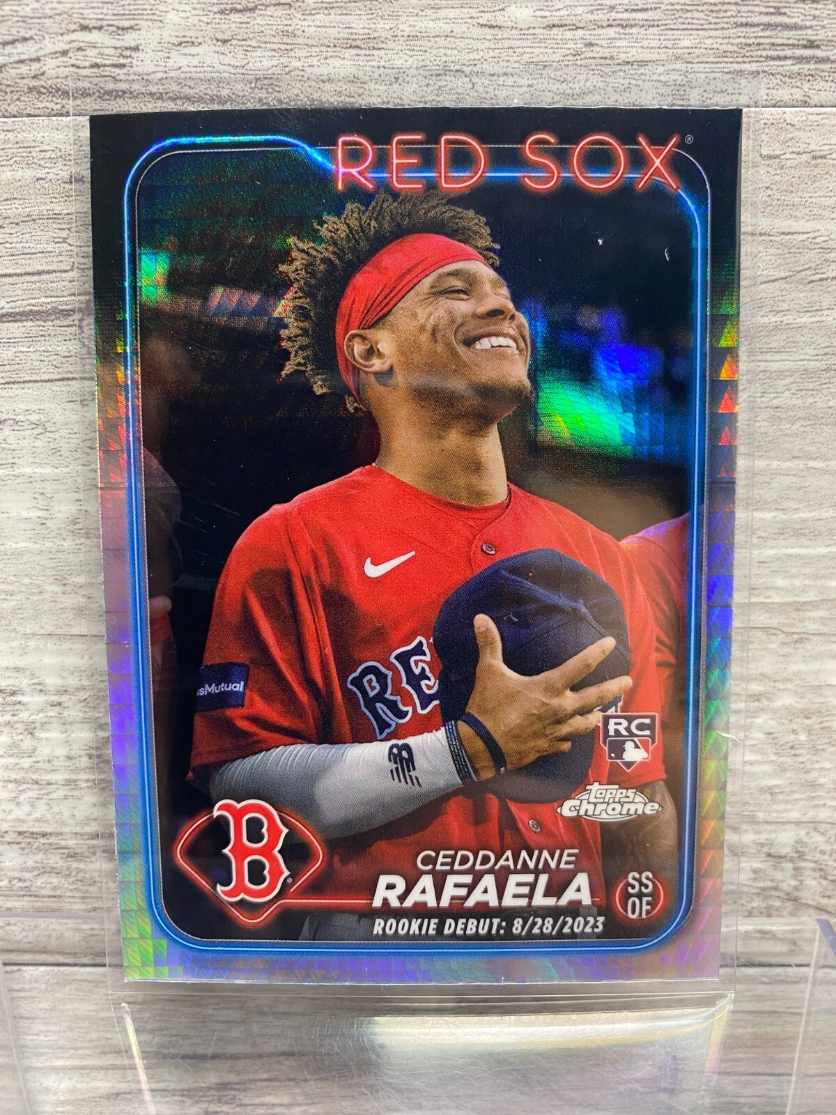 2024 Topps Chrome Update CEDDANNE RAFAELA USC44 Prism Refractor RC