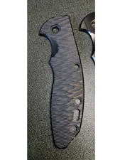 1PC Titanium Alloy Patch for Rick Hinderer Knives XM18 3.5” Wheat Wave Pattern