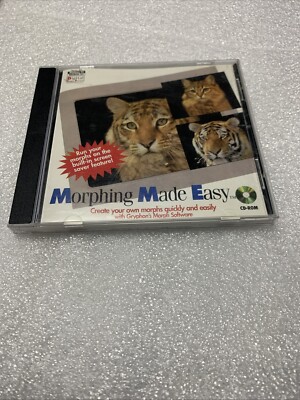 Morphing Made Easy PC CD-Rom For Windows 95, 3.1 Vintage Software