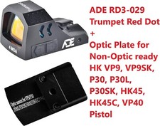 ADE RD3-029 Red Dot + Optic Plate for HK VP9,VP9SK,VP40,P30,P30SK,HK45 Pistol