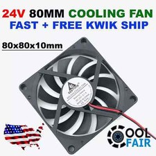 24v 80mm Cooling Case Fan DC 8010 80x80x10mm PC Computer Cooler CPU 2Pin c8