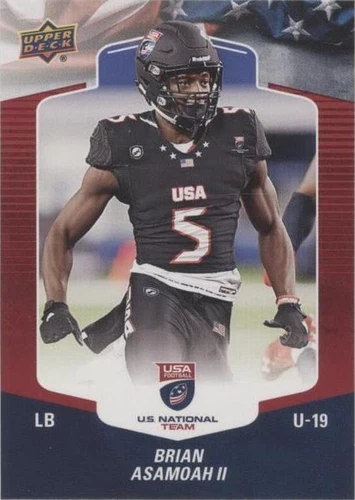 2018 Upper Deck USA Football Brian Asamoah II #18