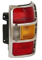 Scheinwerfer Hinten FüR Mitsubishi Parejo 1997-2000 Chromrahmen Recht
